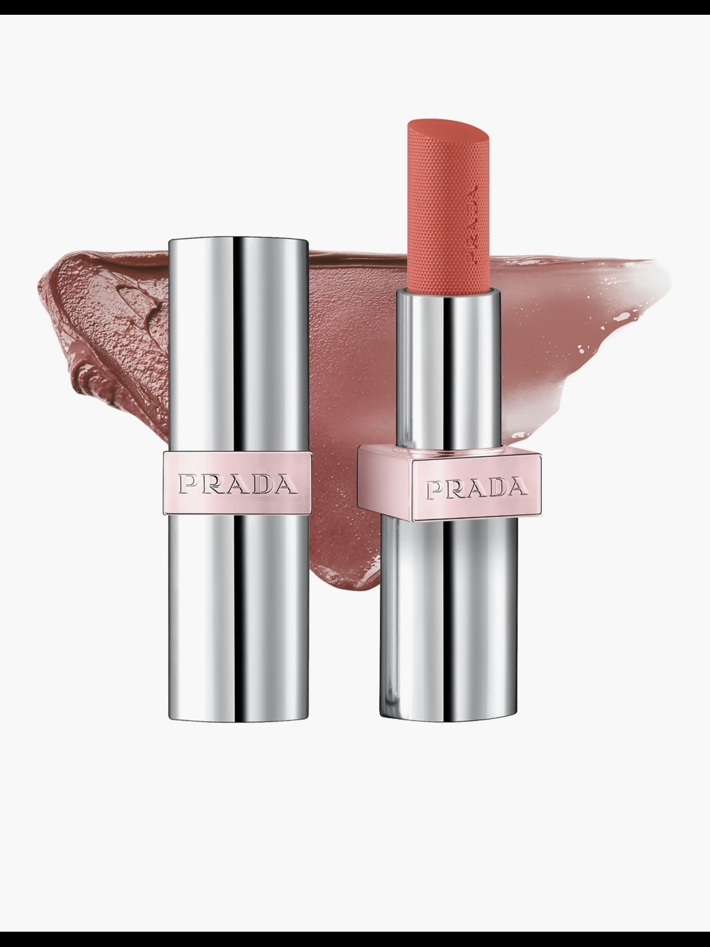Prada Beauty Light Glowing Refillable Lip Oil Stick In Shade U019 NIB